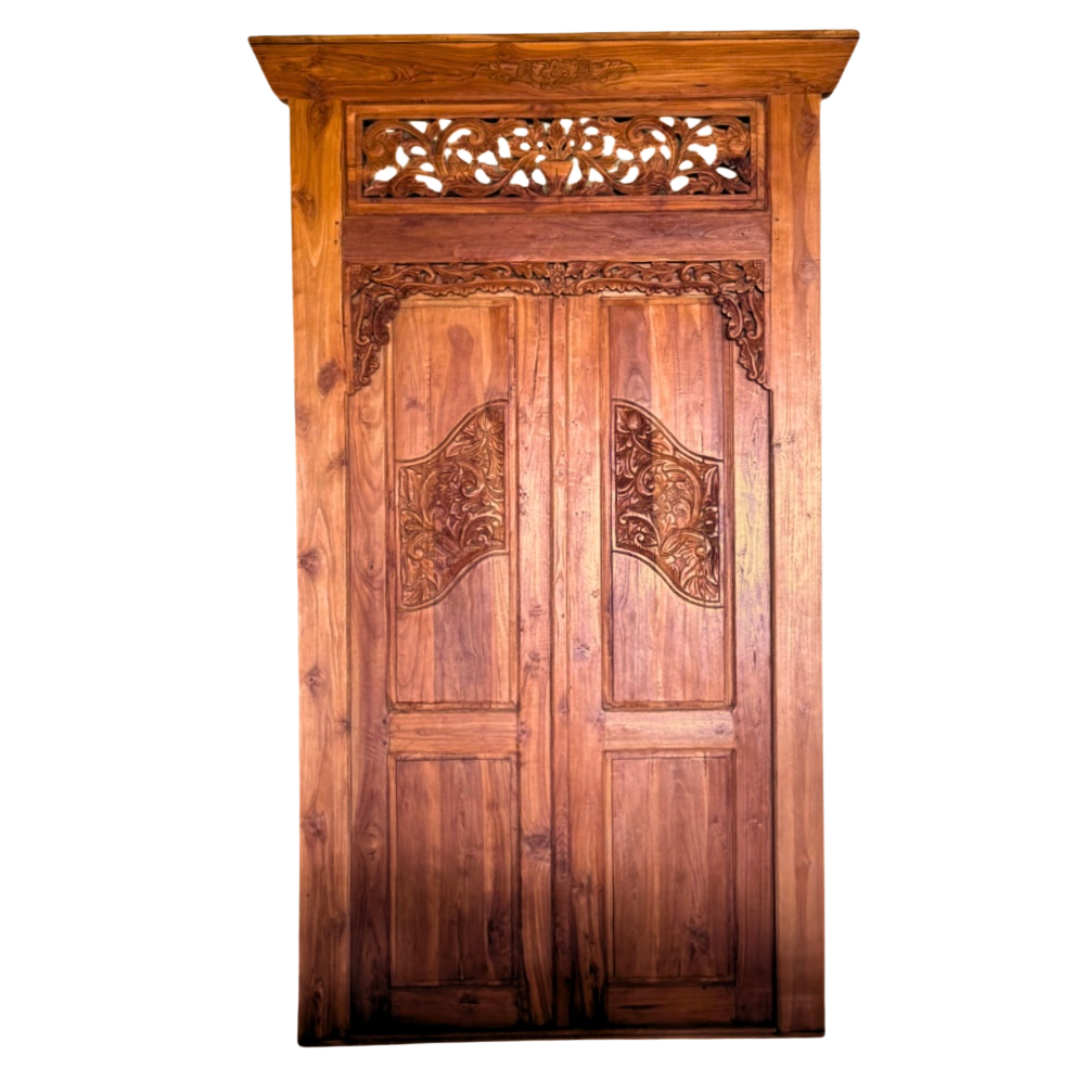 Wooden Classic Balinese Carved Door