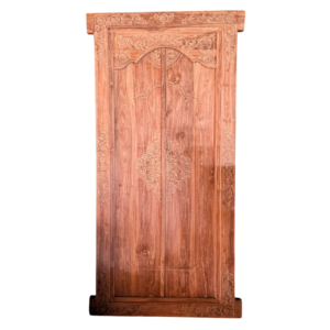 Vintage Balinese Teak Wood Door
