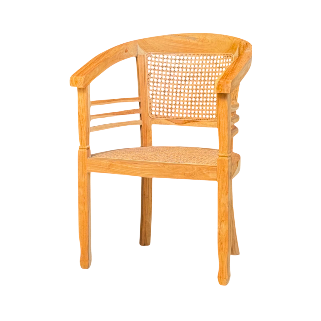 Woven Teak Armchair