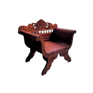 Sustainable Wooden Armchair Bench