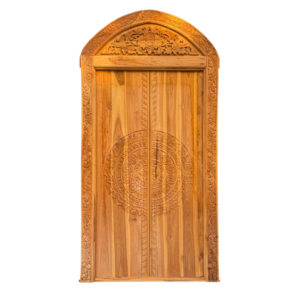 Half Arch Wooden Door