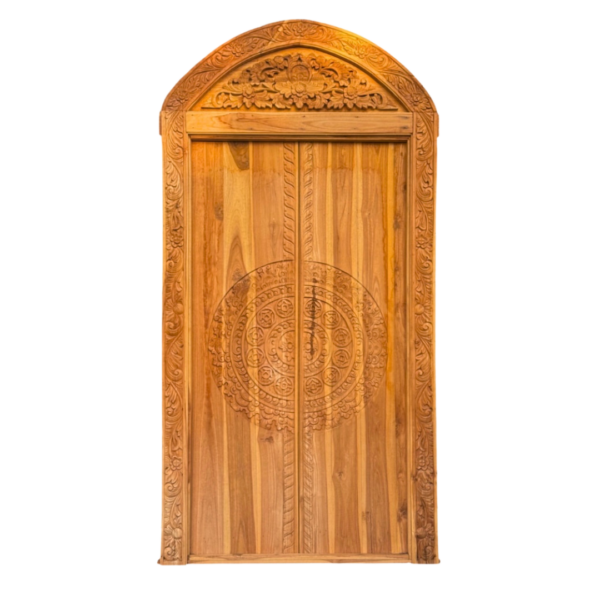 Half Arch Wooden Door